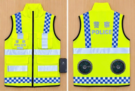 守護第一線員警與義交健康　竹市警添購風扇式反光背心兼顧值勤安全與防暑降溫