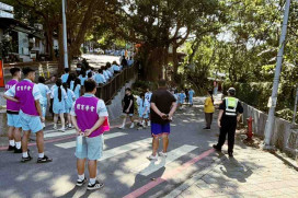 公益路跑登場！　竹市警二分局現場指揮疏導守護跑者與用路人安全