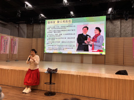 簡文秀台南首度公開教唱《望春風》　南臺科大公益講座座無虛席