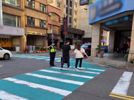 強化路權觀念、保障行人安全　竹縣警針對行人事故熱區展開重點執法