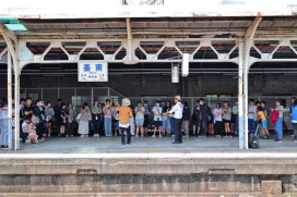 臺南「再會百年月台」國慶連假登場　拍照打卡換椪餅、鐵道小旅行回味老車站