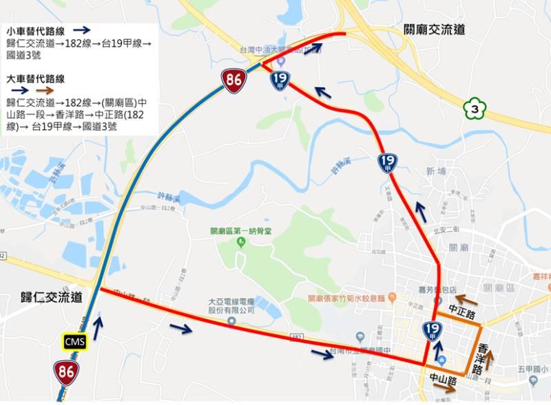 端節連假 注意易壅塞路段及施工改道