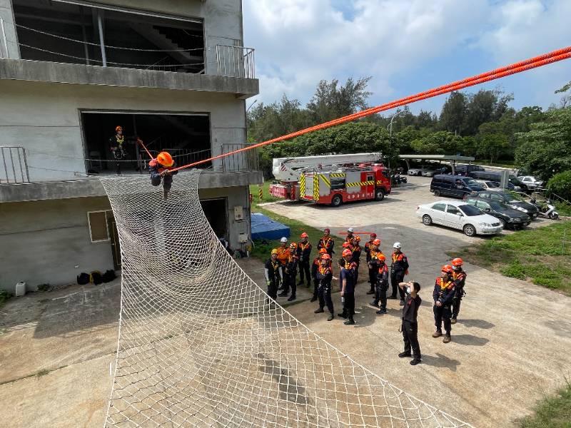 金門消辦理救助訓練 強化人命救助效能