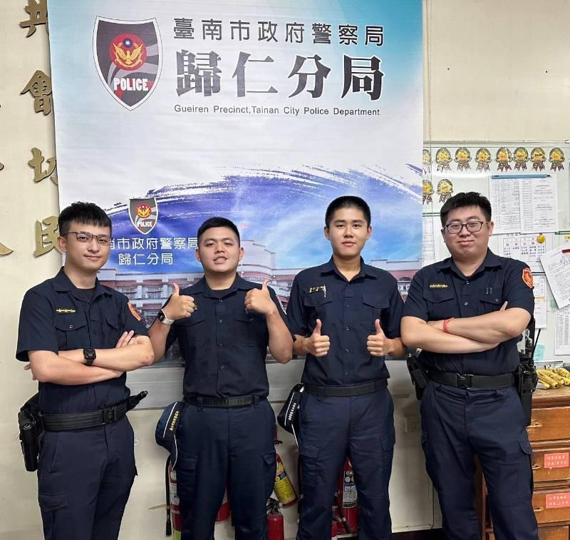 南警帶領實習生緊急開道 助抽搐全身男童就醫