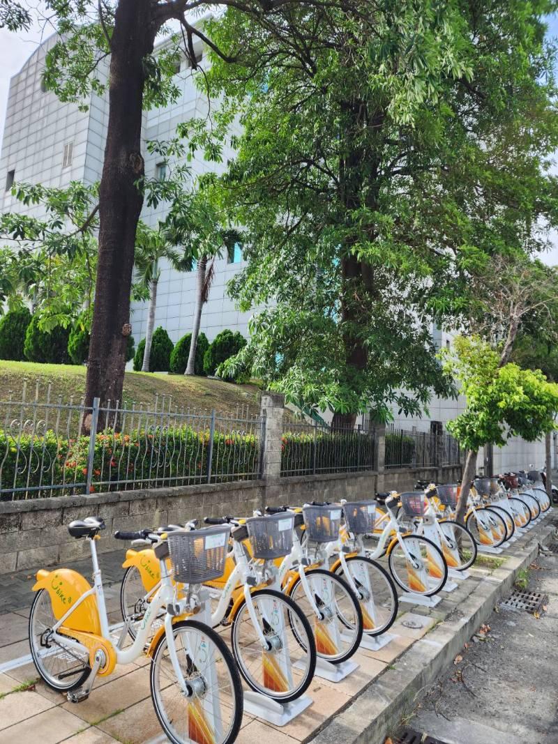 臺南地院設立YouBike公共自行車租賃站 便利民眾洽公 