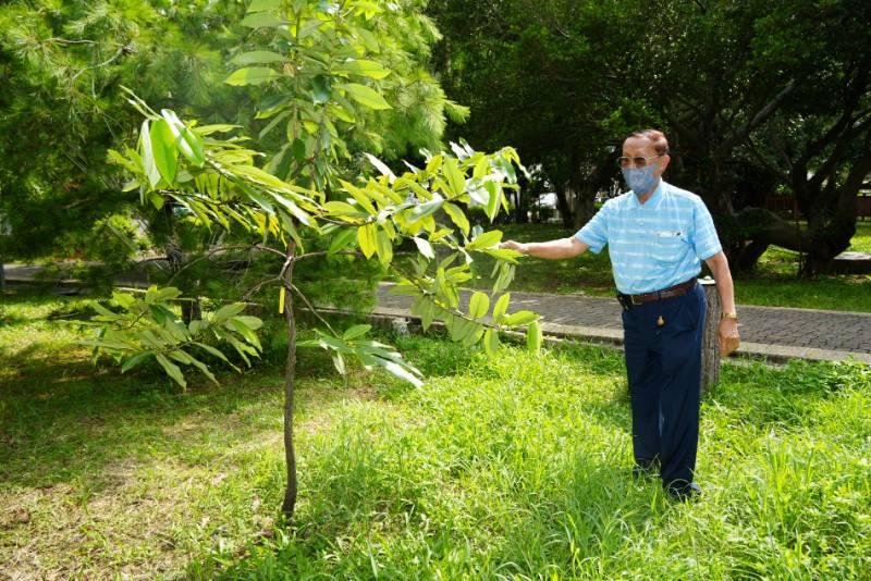 無私奉獻照顧公園花木20年 市長張嘉哲親頒榮譽市民證書