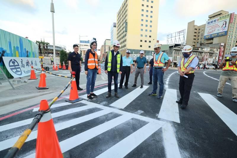 高雄站西路永久路型提前完工  今(20)日23時起開放通行