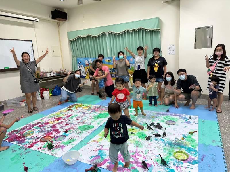 南市社會局永康社福中心親子五感玩繪本 黃偉哲呼籲重視幼兒多元發展