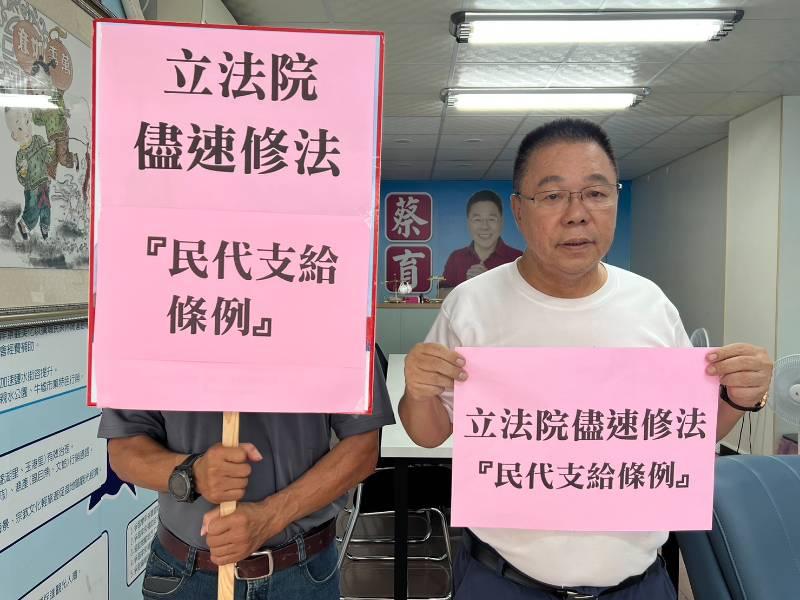 台南藍軍籲修『民代支給條例』，為何只辦藍不辦民進黨現任民代？