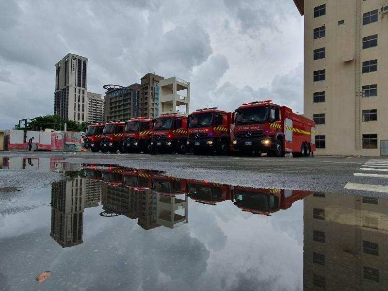 高市府編列預算購置11輛消防車，提升消防救災量能！