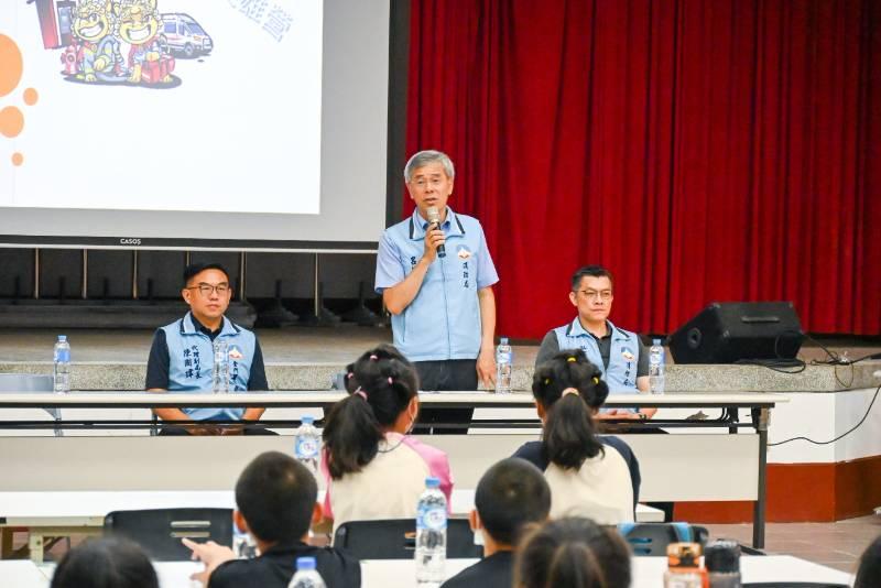 關心學童暑期生活 金門消辦消防夏令營