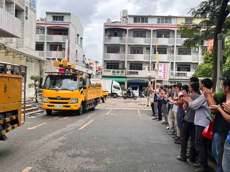 海葵颱重創東部近9萬戶停電 台電新營區處支援平安歸來