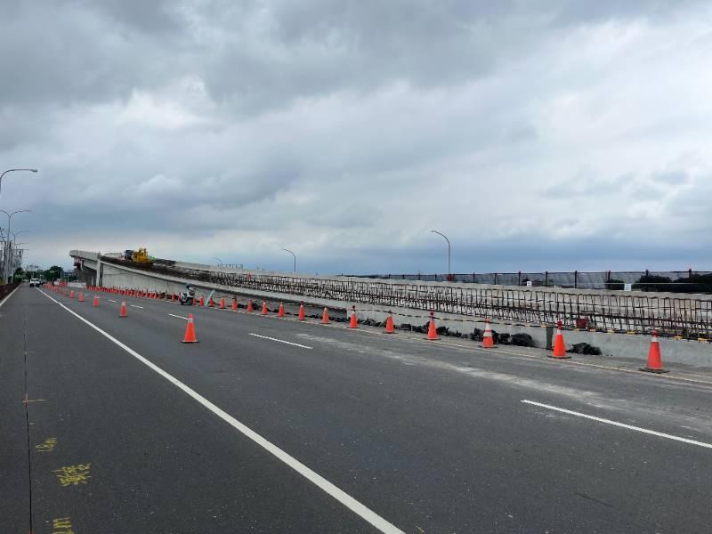 新港社大道與南科聯絡道路口轉向工程年底完工  可望疏解南科聯外交通