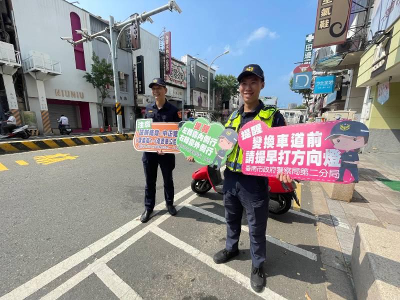 這路段機車取消兩段式左轉上路 南警提醒安全3大守則