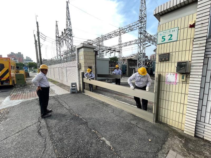 中颱小犬來勢洶洶 台電高雄區處全力戒備防颱