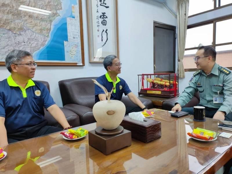 宜蘭榮服處拜會地區後指部 深化退除役官兵服務照顧