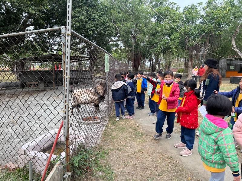 三股國小及附設幼園師生參訪佳里榮家促進社會化