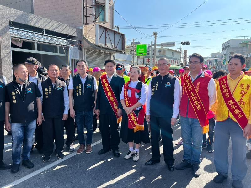 與鹿耳門「路跑媽祖」再續神緣 花蓮縣長遠赴台南聖母廟迎請「駐太平洋大使媽祖」