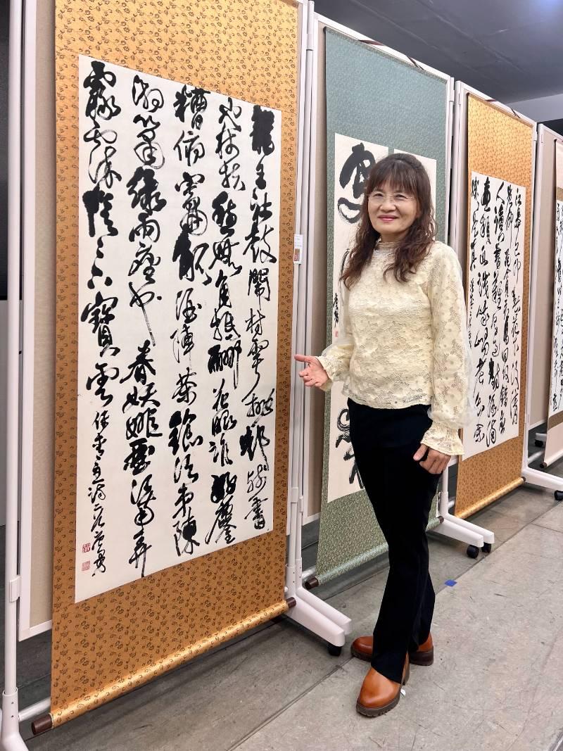 蔡玉蓮書藝個展•花錯紋思