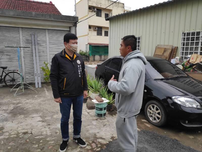 南市軍人服務站慰問永康急難國軍家屬