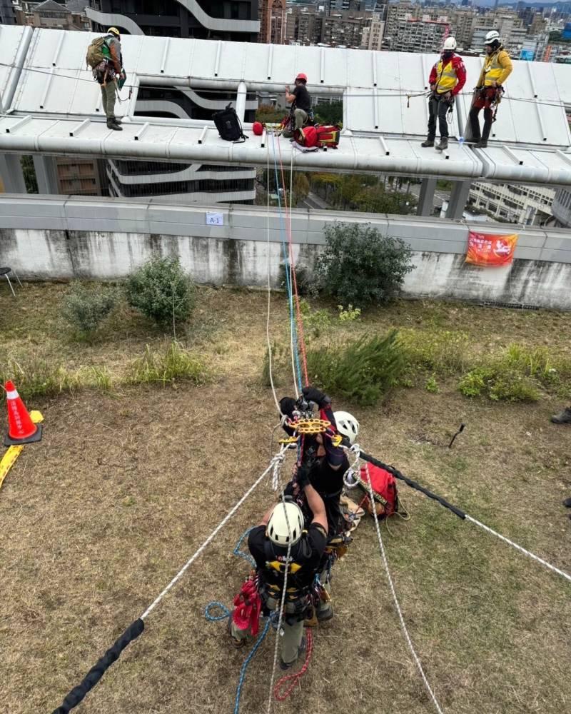 消防繩索救援交流賽揭曉 南市頑繩榮獲國內隊伍第3