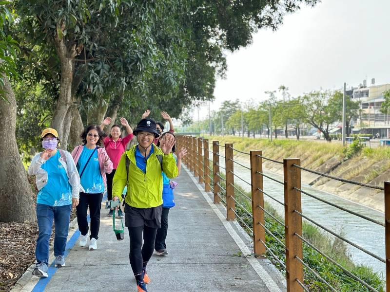 仙境西拉雅元旦大圳之路健走圓滿成功  逾400人齊步向前歡樂啟程 為臺南400揭開序幕