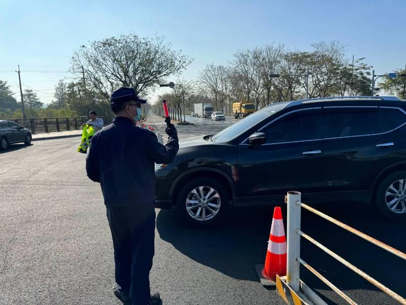 安定東路東延首日通車 善化警加強交通疏導