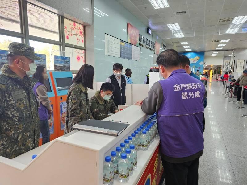 金門春節期間因應旅運需求 圓滿疏運達陣