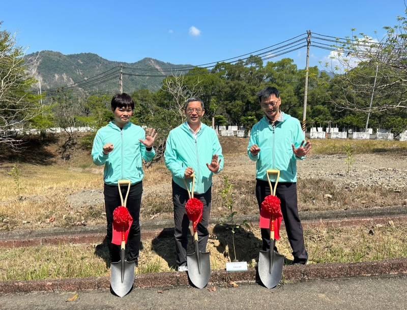 台水六區植樹響應綠化 固碳植樹永續地球