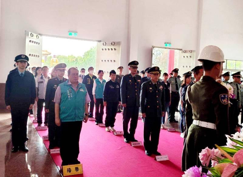 嘉義榮服處参加春祭國殤祭祀典禮 緬懷先賢先烈