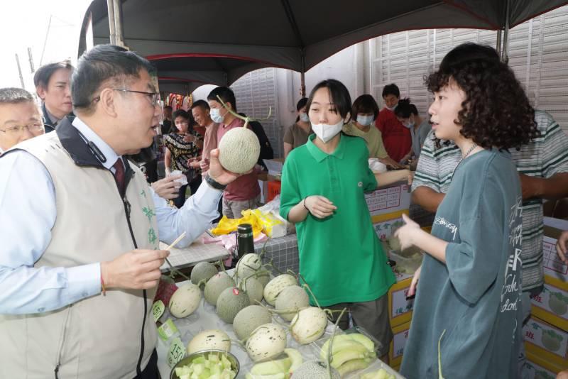 後壁區洋香瓜好時節登場 黃偉哲邀您來這品嚐