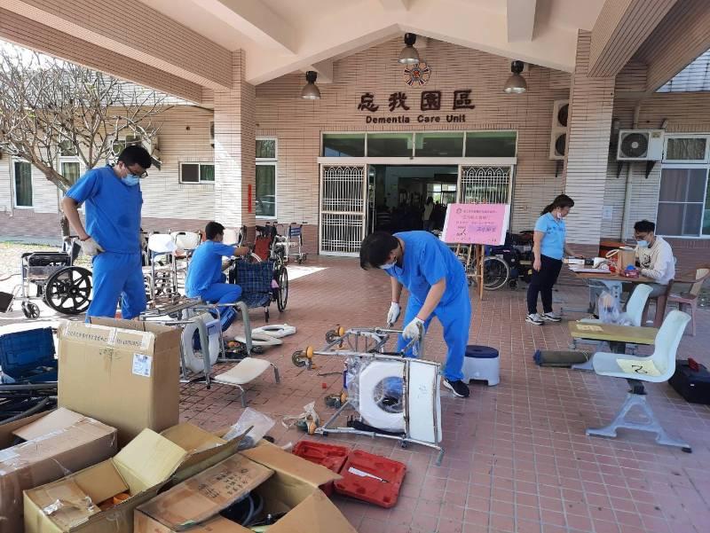 北榮身障重建中心至屏東榮家年度輔具檢測巡迴服務 守護住民健康安全