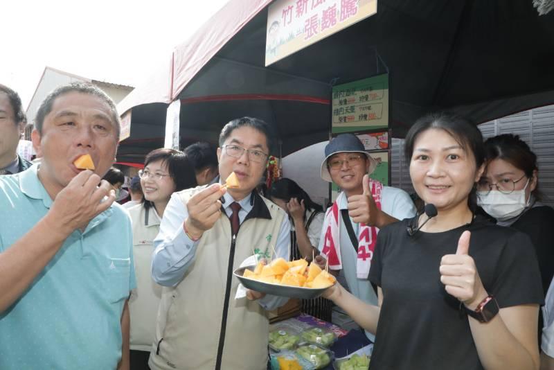 後壁區洋香瓜好時節登場 黃偉哲邀您來這品嚐