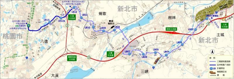 捷運三鶯線延伸八德綜合規劃通過交通部審查 行政院核定後即可興建