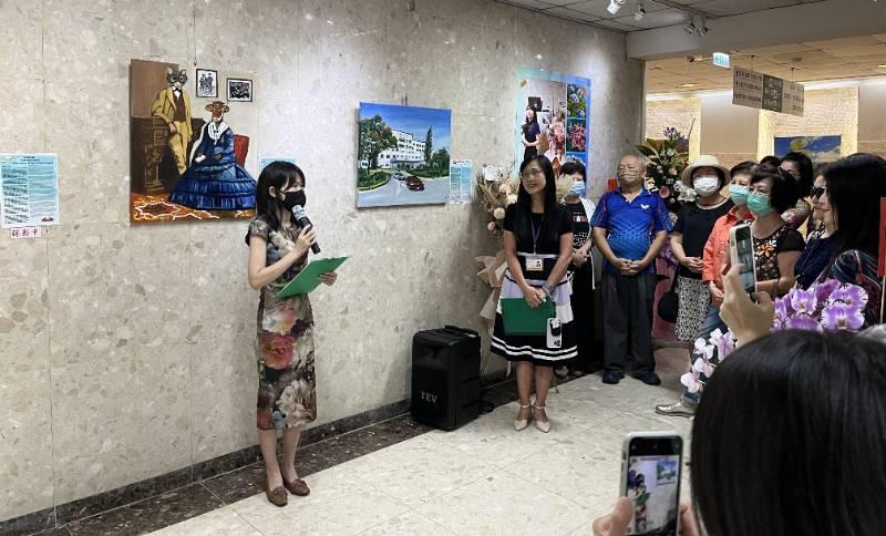 劉于新獲金卓獎後 嘉南療養院辦畫展 有情生命：繁花