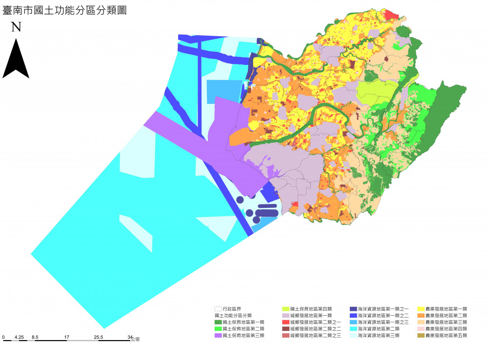 南市國土功能分區圖報內政部審議 力爭中央支持