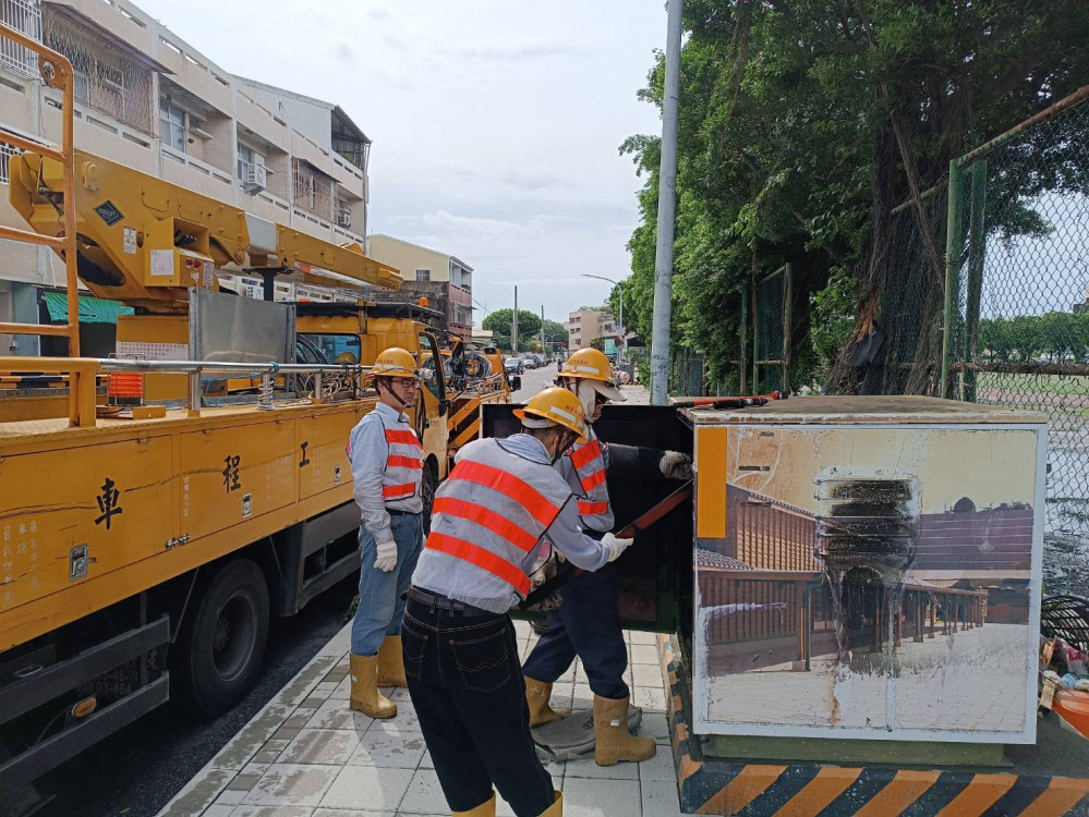 山陀兒颱龜速襲台！台電新營區處：已備妥人力機具全力戒備