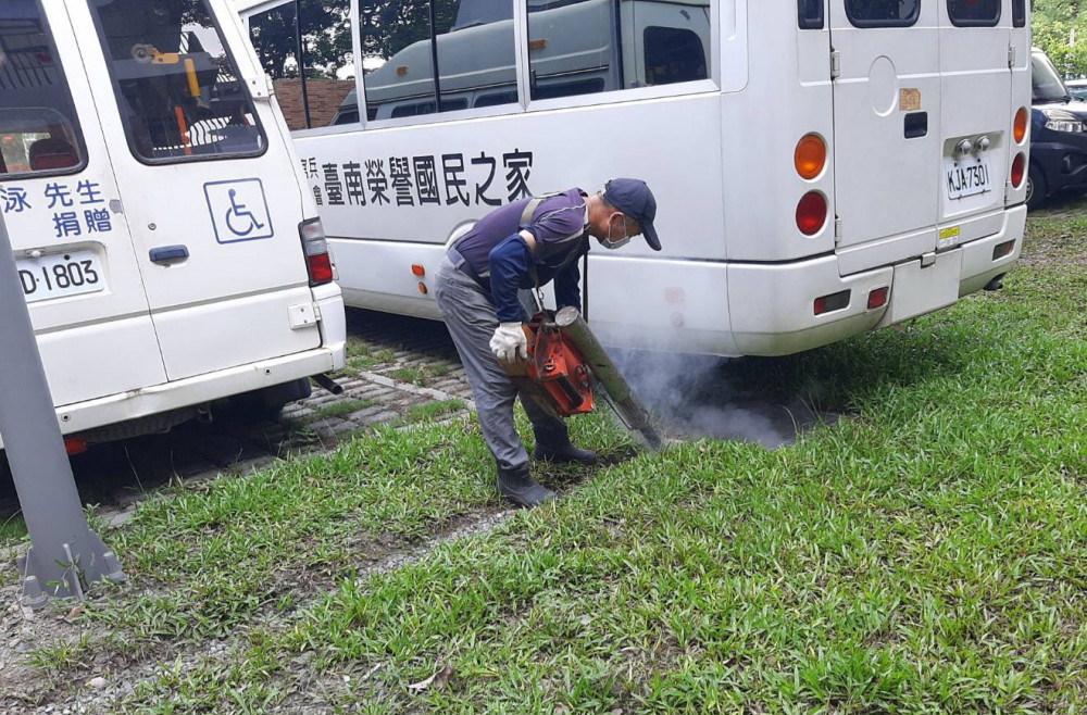 臺南榮家落實風災後家區環境消毒  防範病媒蚊孳生