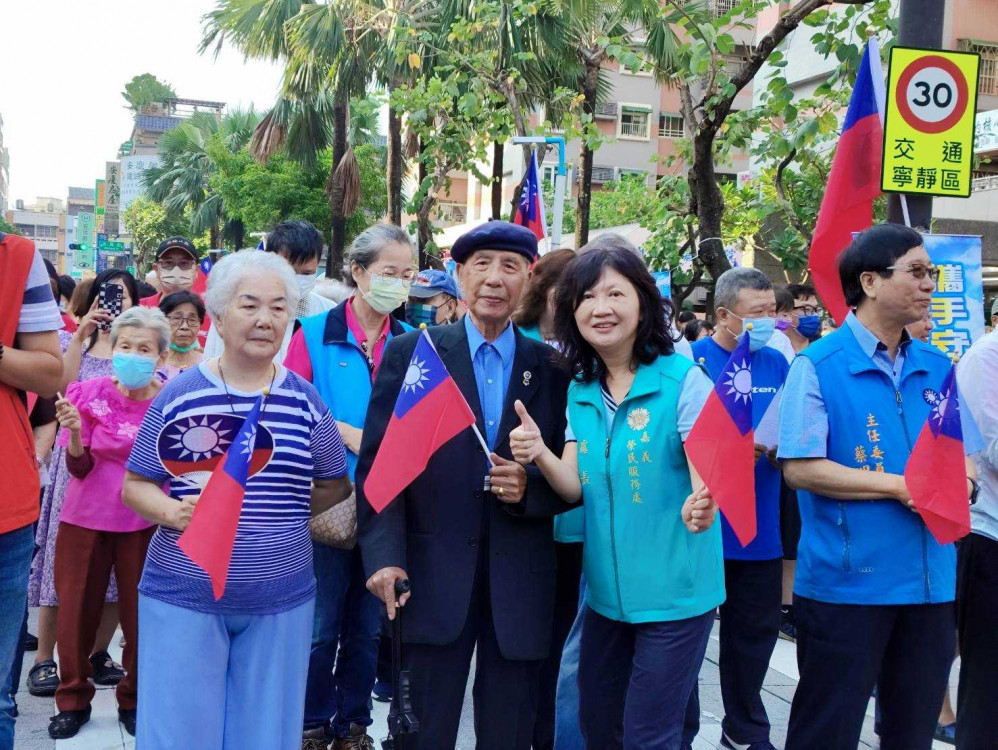 嘉市國慶升旗典禮  嘉義榮服處熱情響應