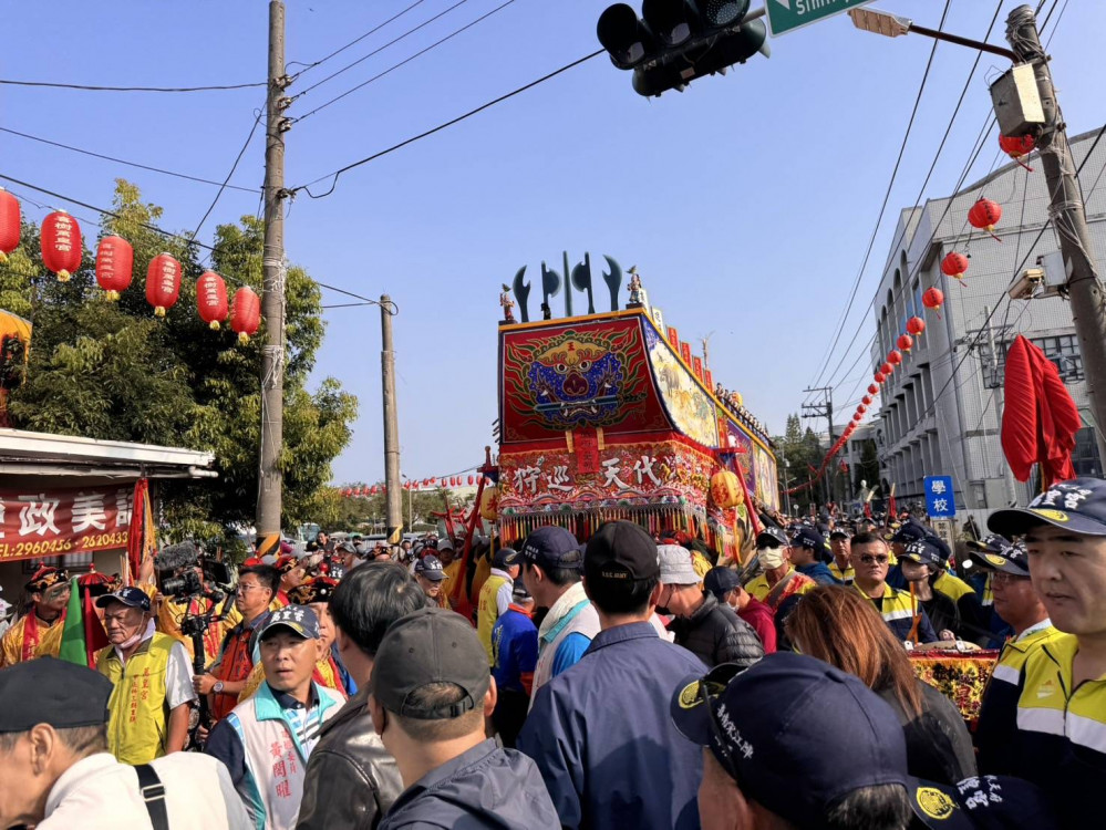 喜樹萬皇宮12年一度王船醮，林俊憲送王船祝禱庇佑台灣