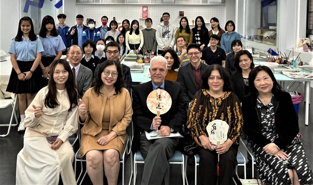 培育國際文化素養 土耳其千年世界遺產浮水畫前進新北校園  