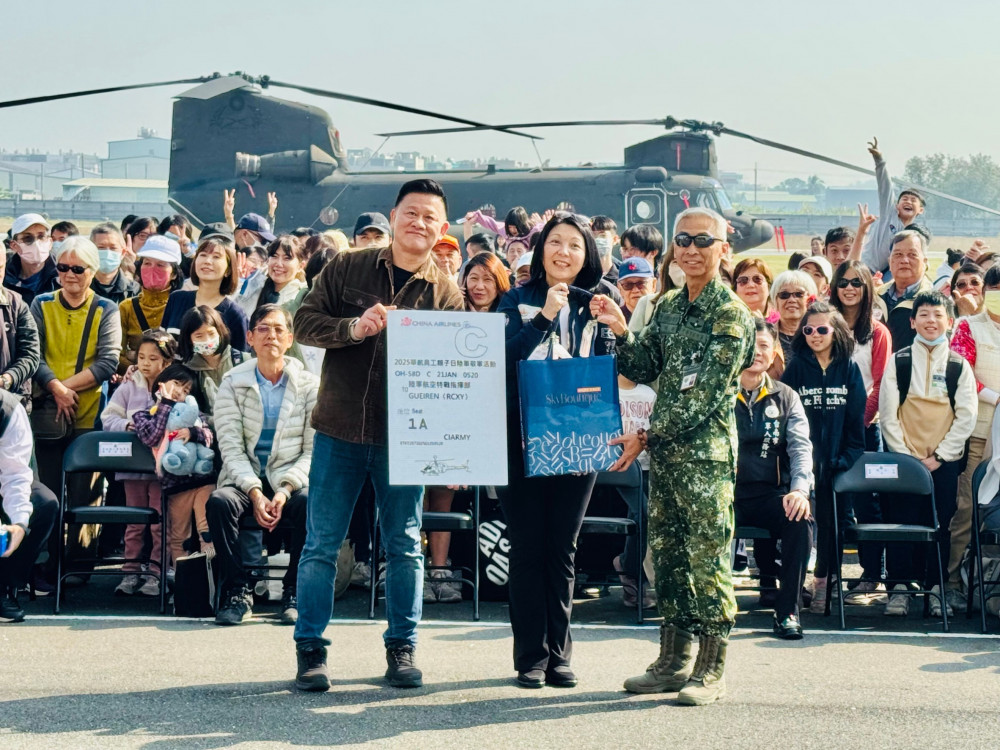 華航支持國防 春節前敬軍慰勞國軍部隊辛勞