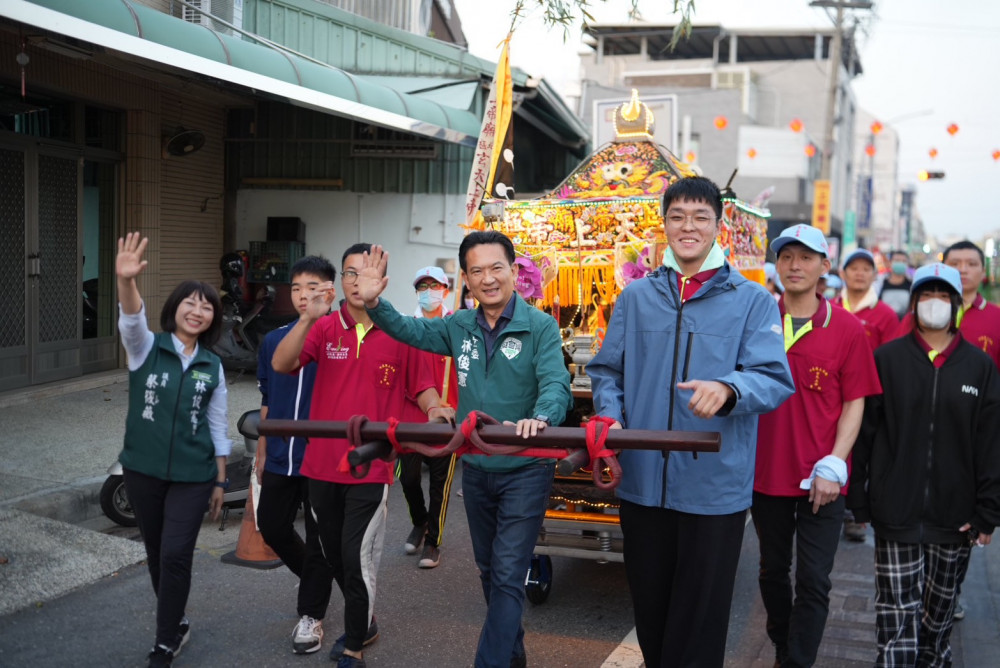 台南市東區竹篙厝上帝廟行之有年的玄天上帝遶境祈福盛會22日正式開始