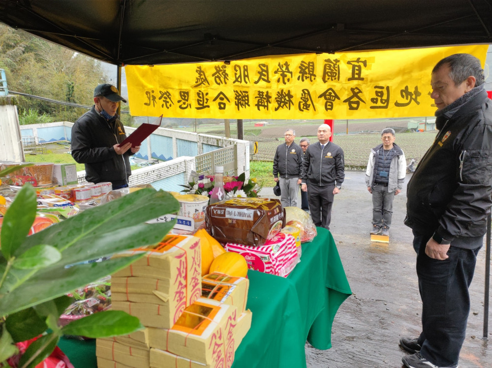 宜蘭榮服處春祭橫貫公路宜蘭支線殉職榮民追思奉獻