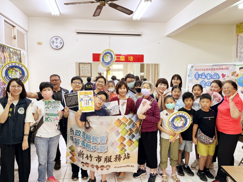 和菓子暖心祝福獻給媽媽　移民署竹市站美食手作月宣導異國多元文化
