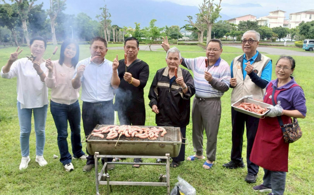 花蓮榮家端午烤肉會 住民滿滿感恩與祝福