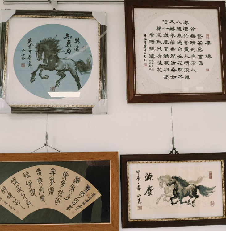 筆墨春暉-吳福山書法展屏東老人文康中心登場 感恩母愛