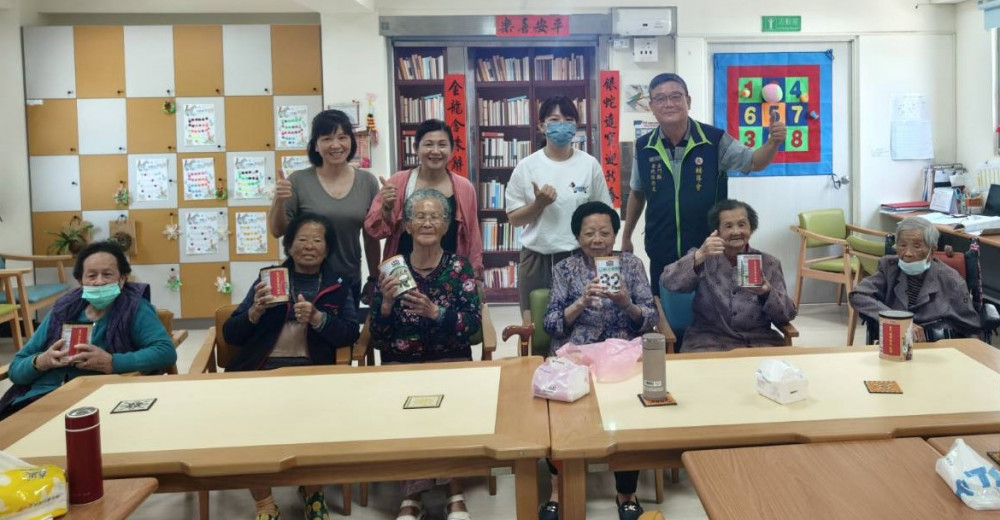 金門榮服處走訪烈嶼日照中心 關懷榮民長輩