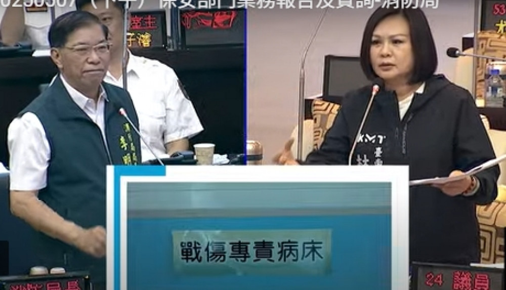 人民陳情醫院有戰傷專用病床，擔心打仗？台南藍軍：七月防衛演習準備戰爭嗎？