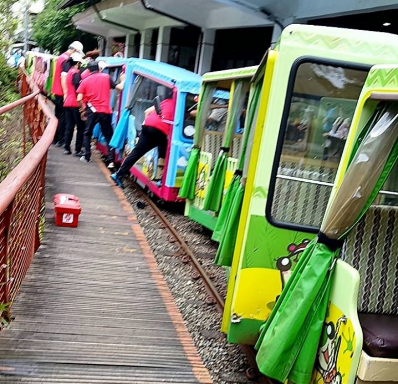 烏來台車追撞出軌　林保署新竹分署應變說明並深表歉意慰問傷者